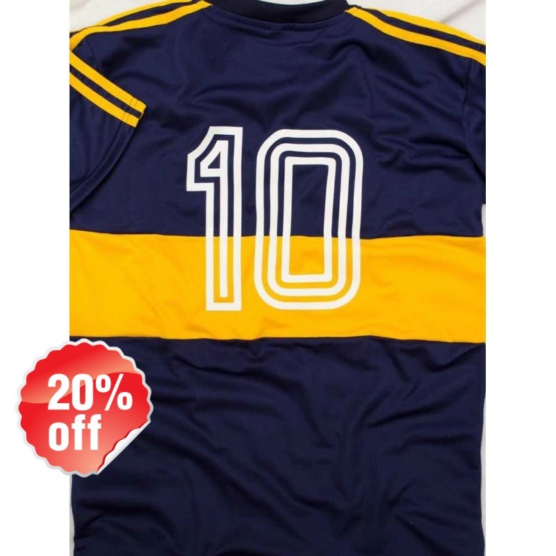 Argentina Superliga - 1981 Boca Juniors Maradona Retro Jersey Replica