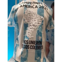 2021 Argentina Home Jersey "Campeones de América"