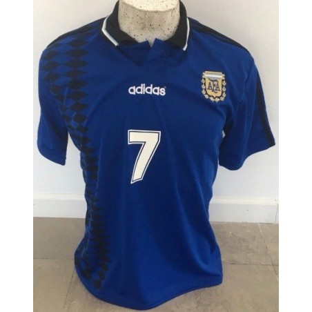 1994 USA WC Argentina Retro Away Jersey Replica Caniggia