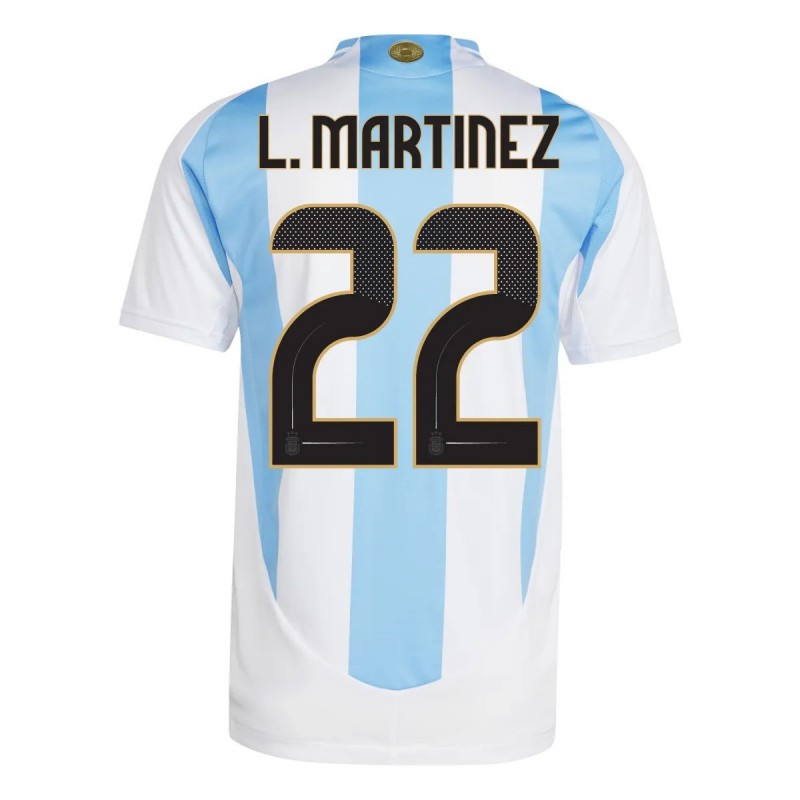 2024 Argentina Home Jersey Stadium Lautaro Martinez