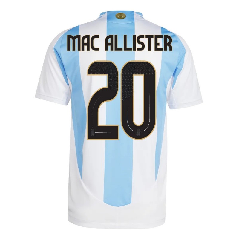 2024 Argentina Home Jersey Stadium Mac Allister