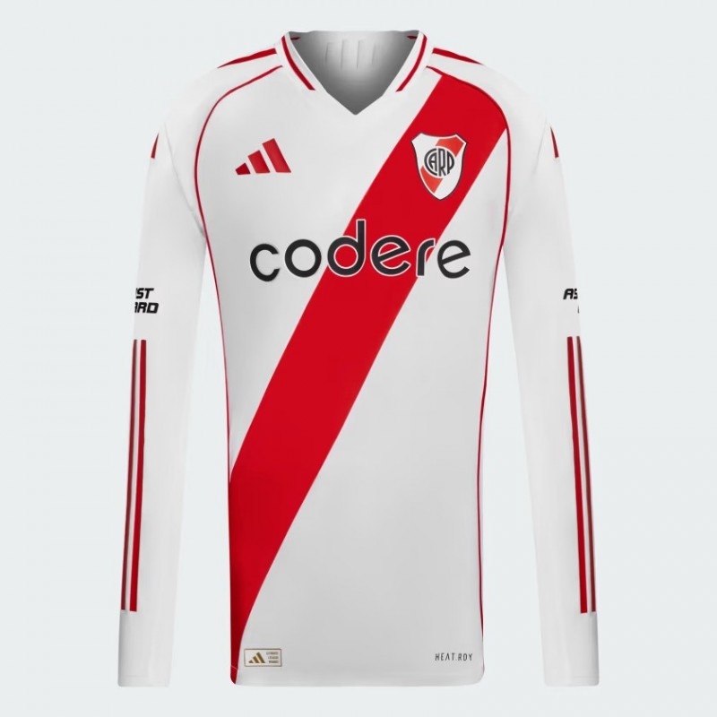 2024/25 River Plate Home Jersey Players Long Sleeves