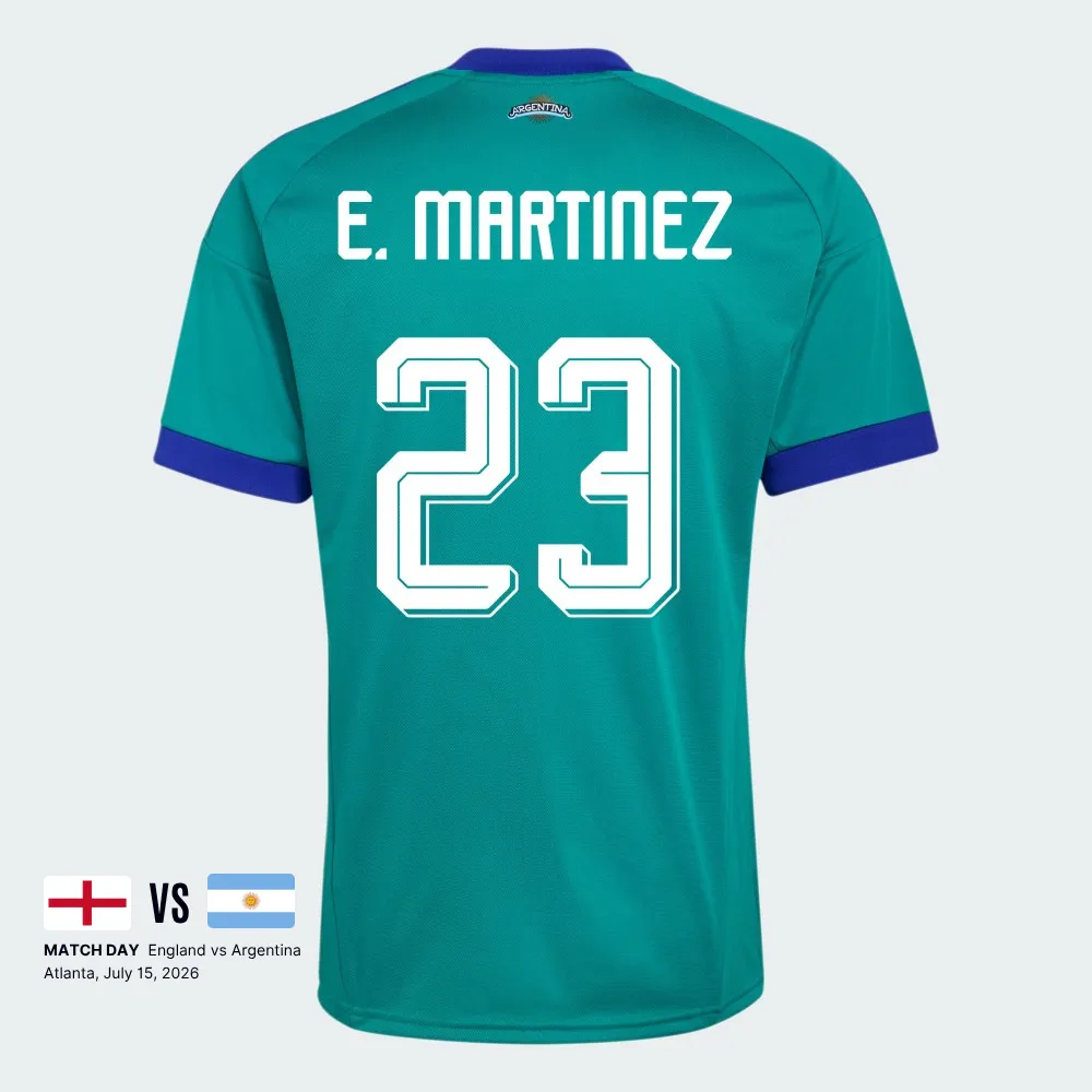 Argentina Goalkeeper Jersey Dibu Martinez Semifinal 2026