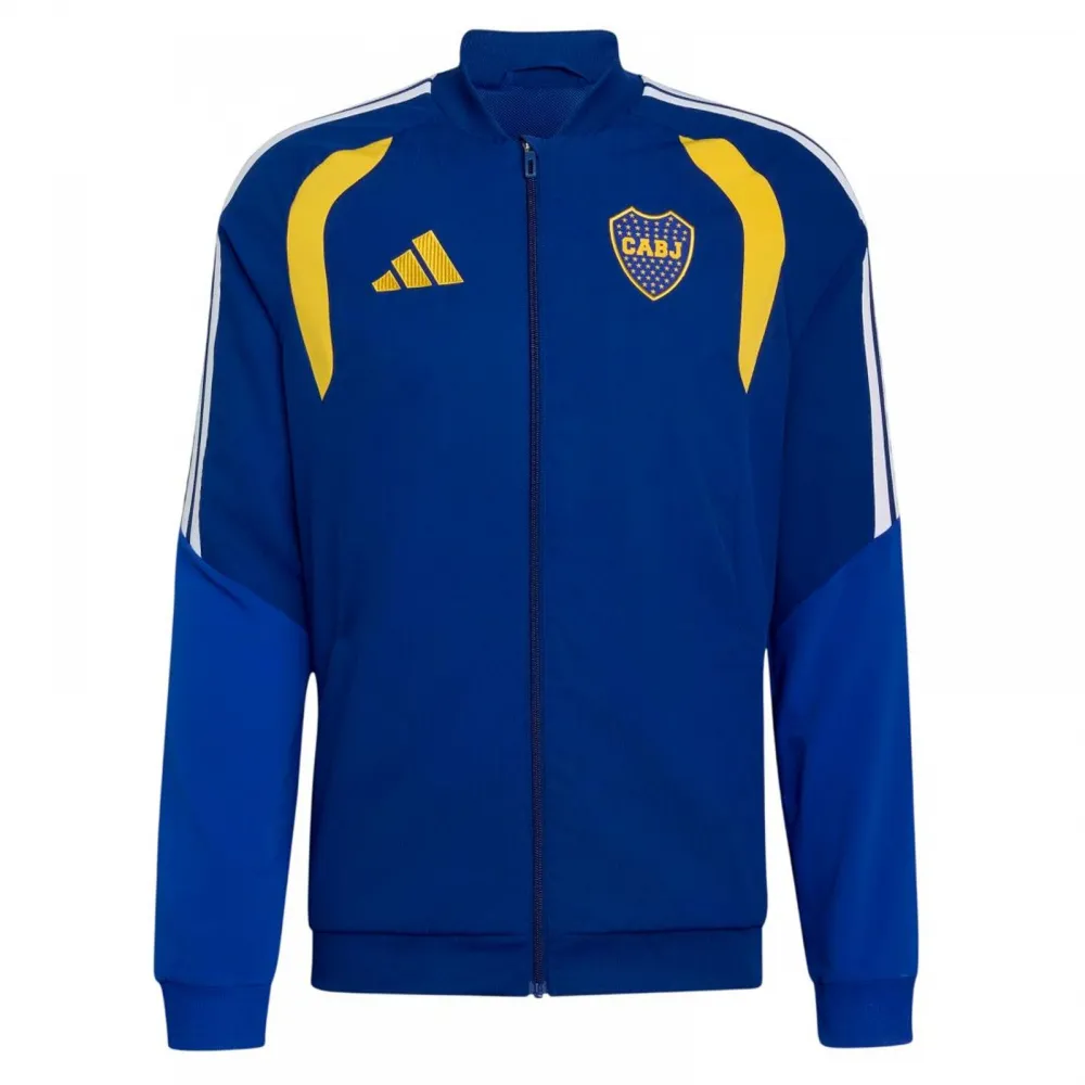 2026/27 Boca Juniors Tiro 26 Competition Presentation Jacket Blue Gold adidas
