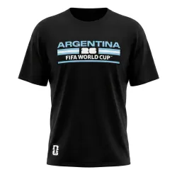 Argentina FIFA World Cup Fanwear T-Shirt | Black