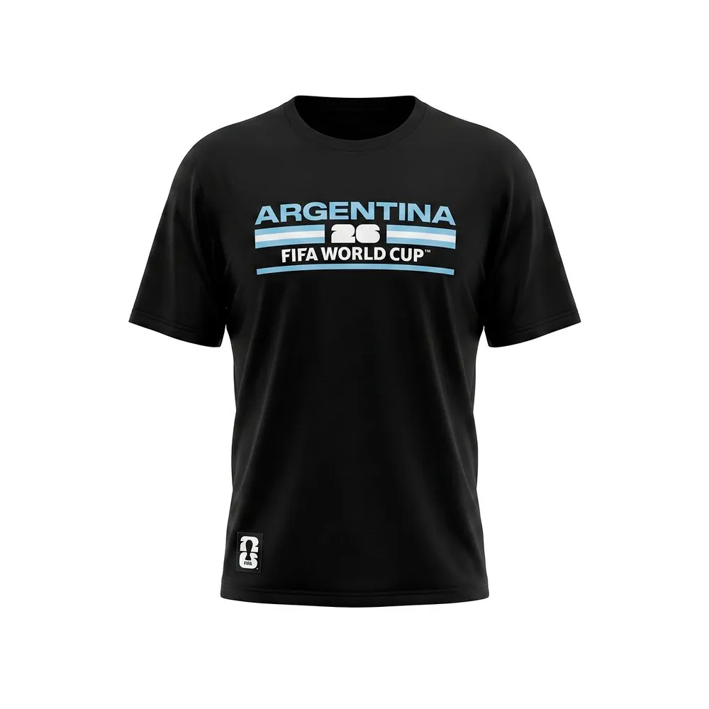 Argentina FIFA World Cup Fanwear T-Shirt | Black