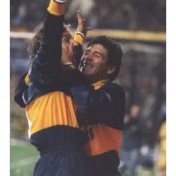 1996 Boca Juniors Retro Home Jersey | Maradona & Caniggia