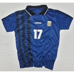 1994 USA World Cup Argentina Away Jersey Ariel Ortega