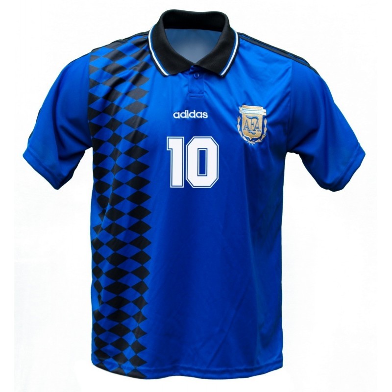 Argentina 1994 Retro Soccer Jersey Maradona USA World Cup 